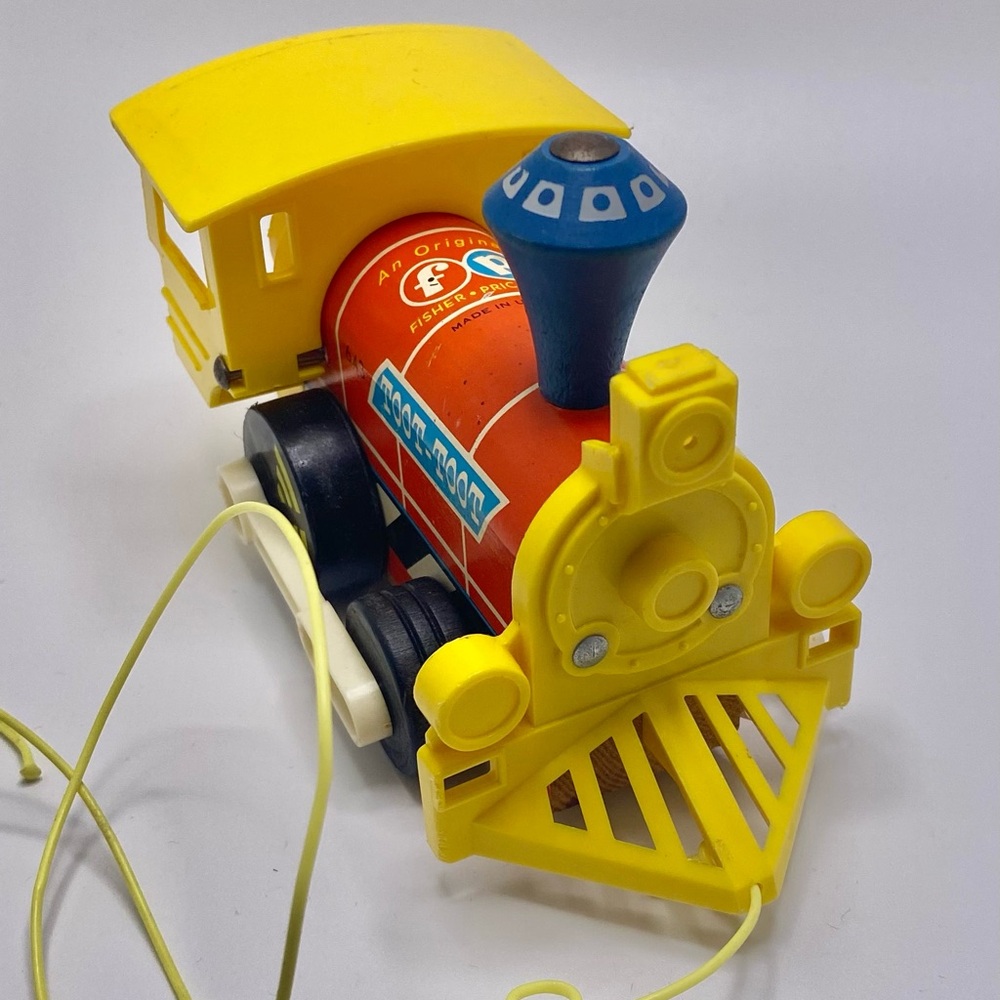 Vintage Fisher Price Toot Toot Pull Train
